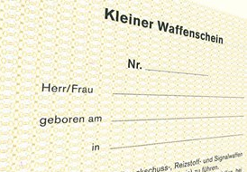 Was Darf Ich Mit Einem Kleinen Waffenschein Online-Antrag kleiner Waffenschein | Polizei Bonn