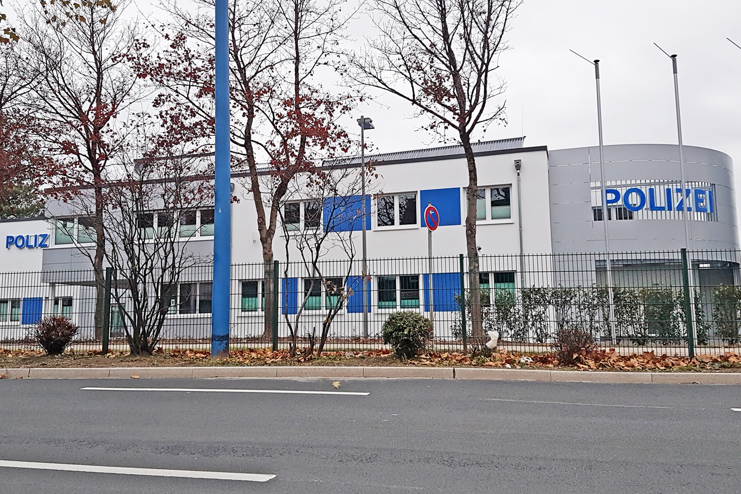 Bild zeigt die neue Wache an der heiligenhauser Straße