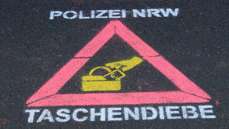 Graffiti Polizei NRW Taschendiebe