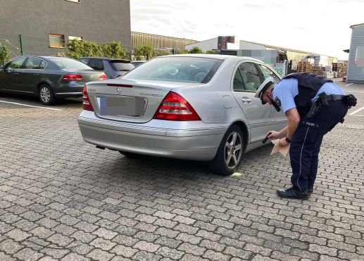 Kontrolle der Bonner Polizei