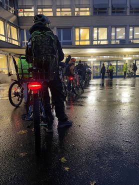 Fahrrad-Lichtaktion "Sehen und gesehen werden"
