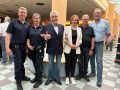 Moderatoren des Fernfahrerstammtisch Münster (v.l.n.r.): Andre Schnieders, Lisa Schobert, Rainer Bernickel, Martina Habeck, Thomas Wellers, Christoph Becker